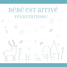 Bébé est arrivé, nature et félicitations !